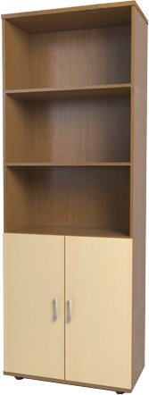 Офисный шкаф широкий высокий (3 открытые полки) Офисный шкаф широкий высокий (3 открытые полки)